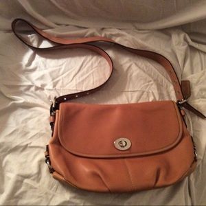 Tan Coach bag!